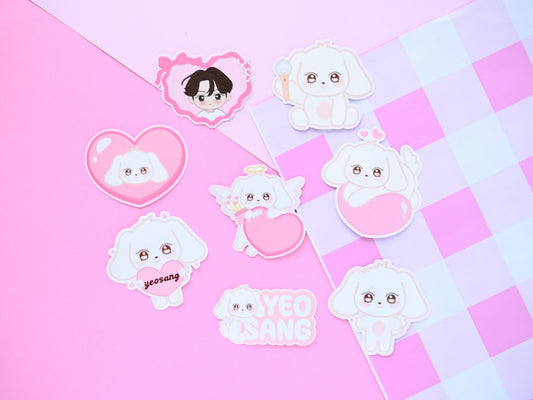 Yeosang Aniteez Ateez waterproof Vinyl stickers Die cut