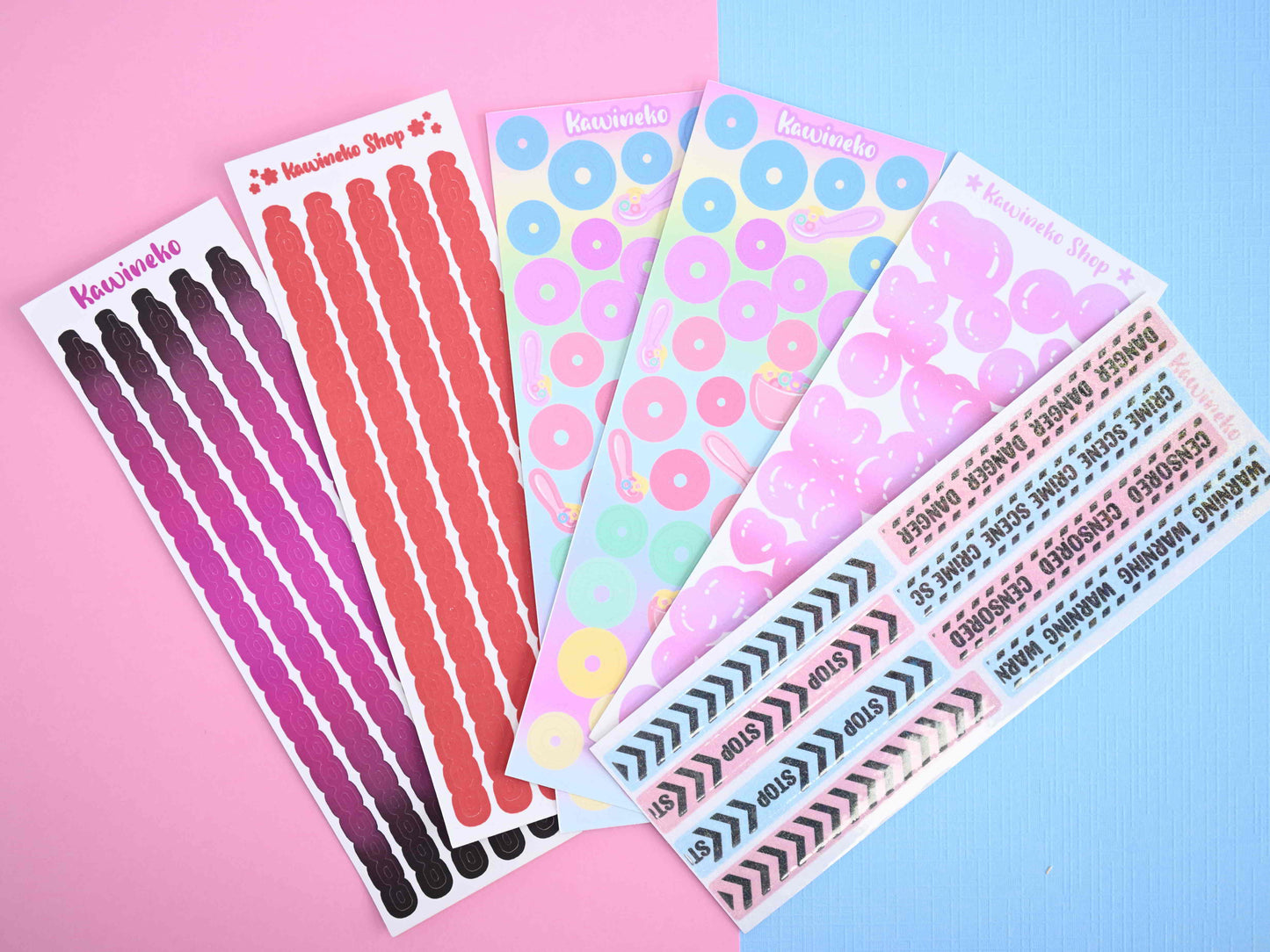 Discontinue stickers