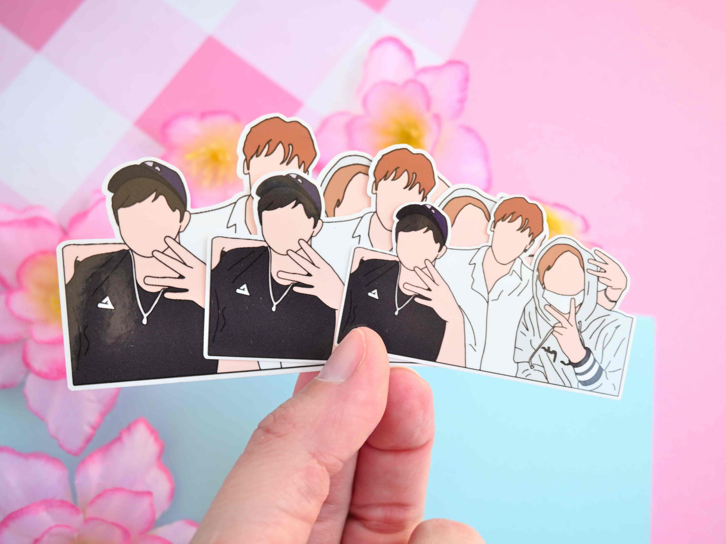 3racha chans room live Stray Kids inspired sticker waterproof Vinyl stickers Die cut skz