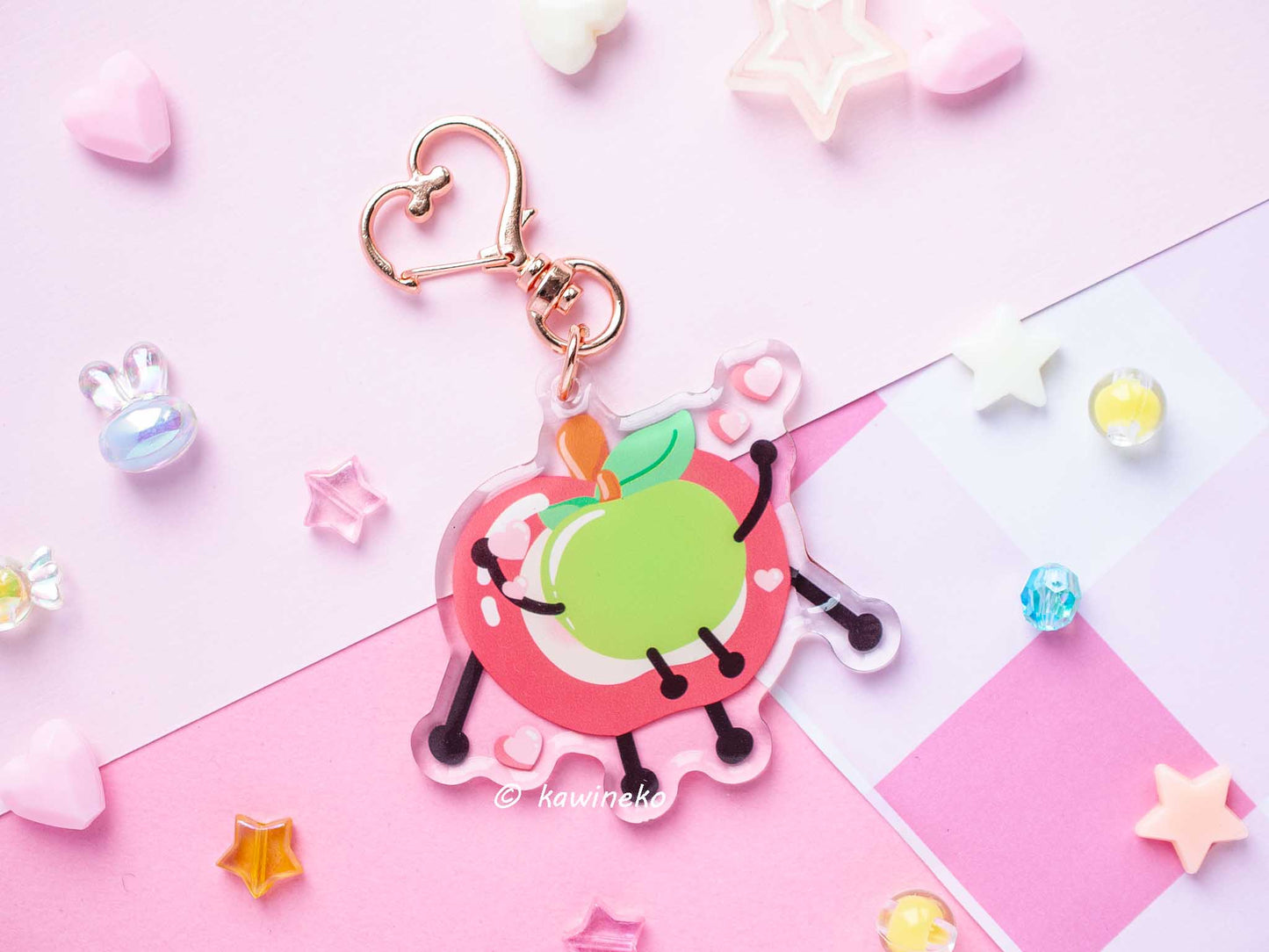 Caleb little apple keychain love and deep space lads