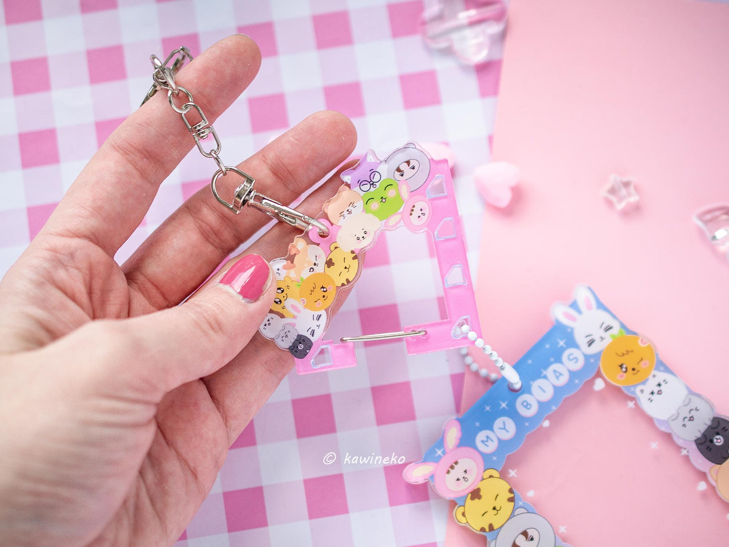 svt carat kpop carabiner keychain trinket stationery seventeen