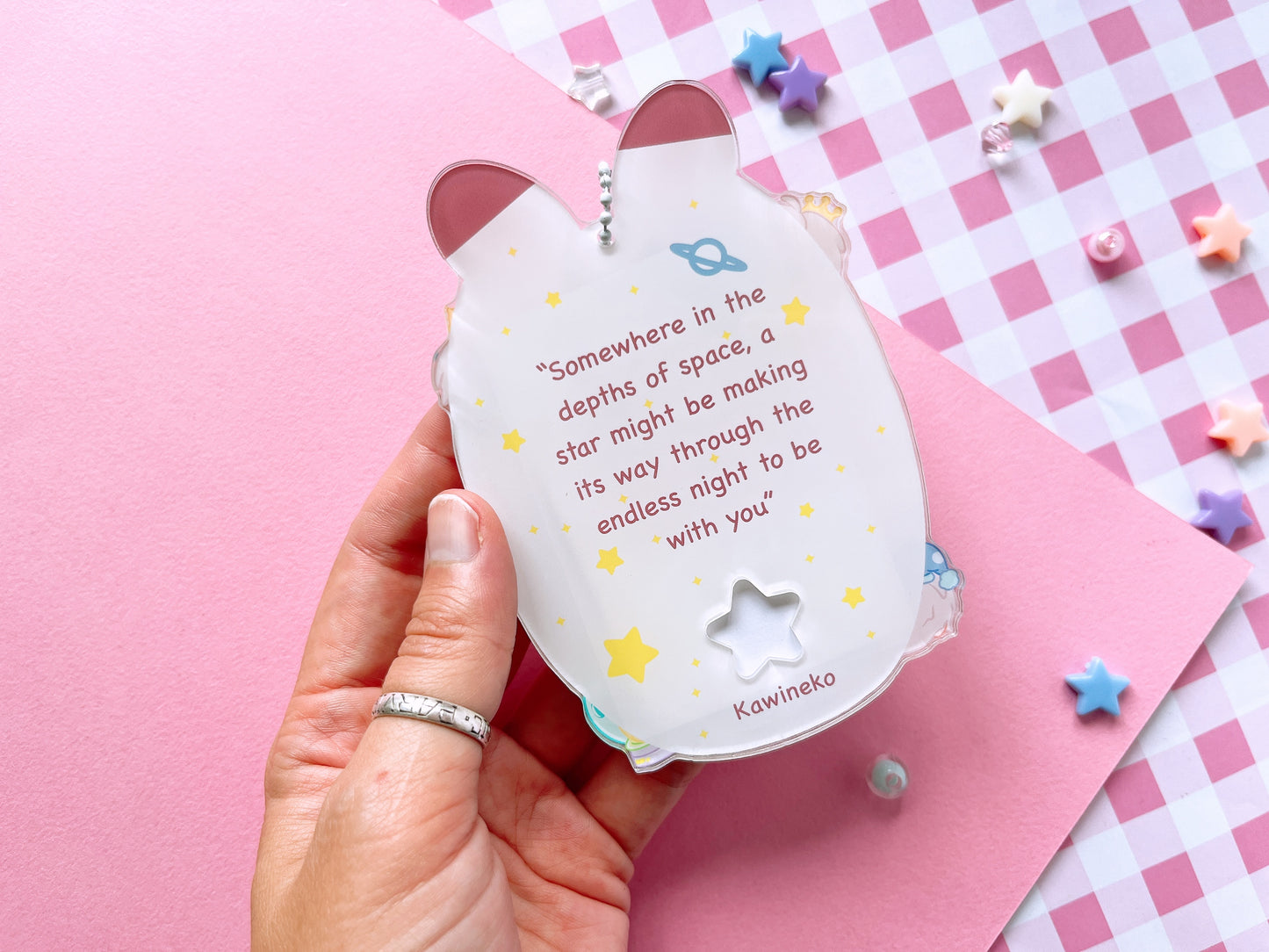 xavier Love and Deep Space lads pc holder acrylic card holder photocard cardholder keychain