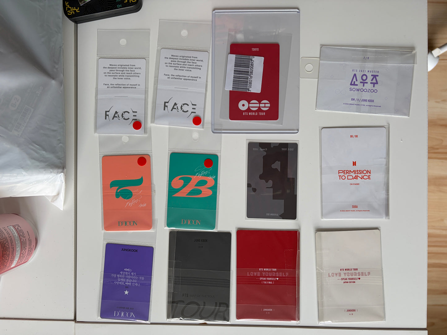 BTS official photocards arirang exclusive albums dicon fan club jungkook jimin