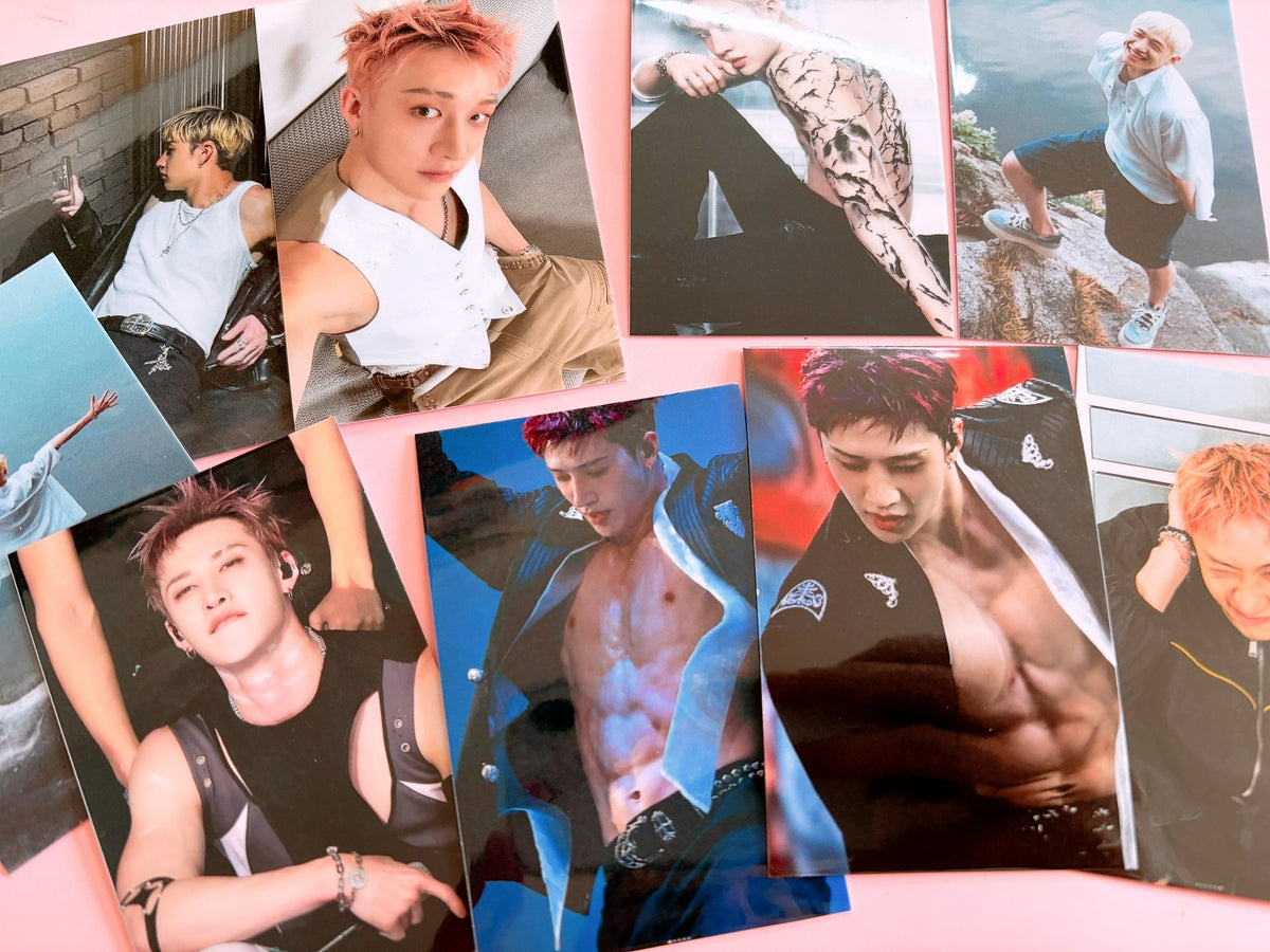 Bang Chan bias pack SKZ Stray Kids Bangchan channie blubble concert photocards