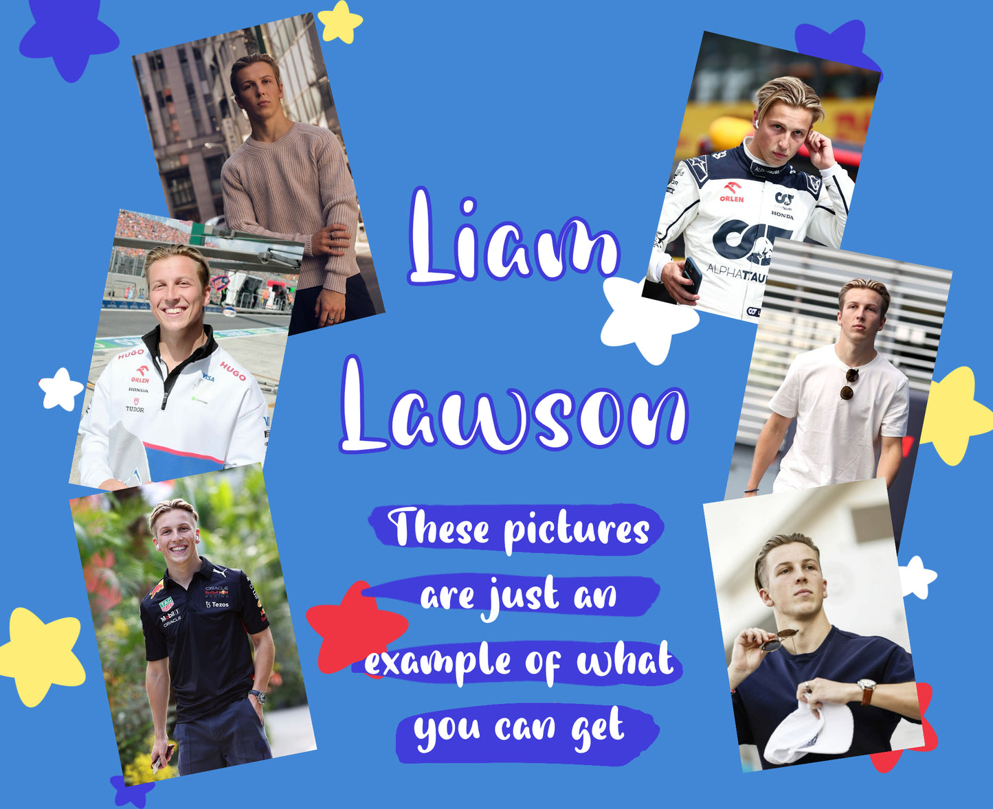 Liam Lawson F1 driver Bias pack (read description!) photocards RB