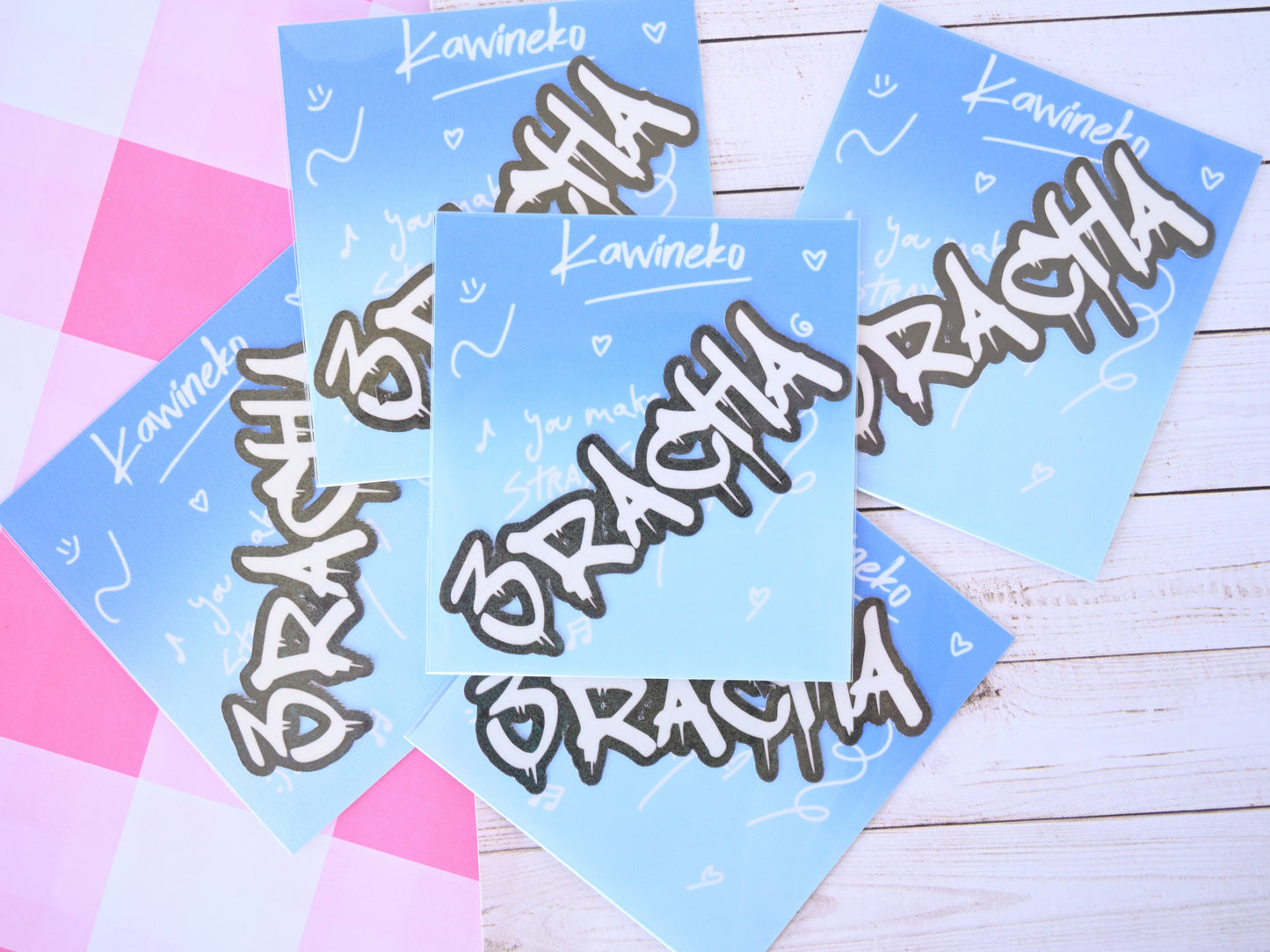 3racha waterproof Vinyl stickers stray kids skz Die cut