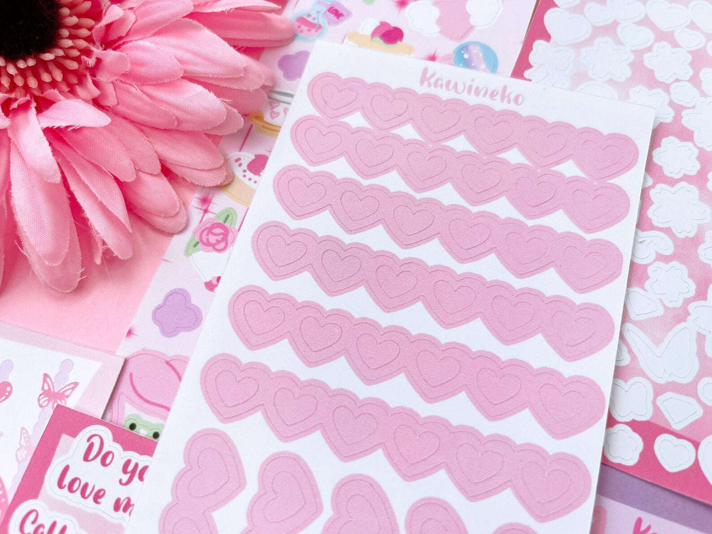 Valentine's Day chains stickers