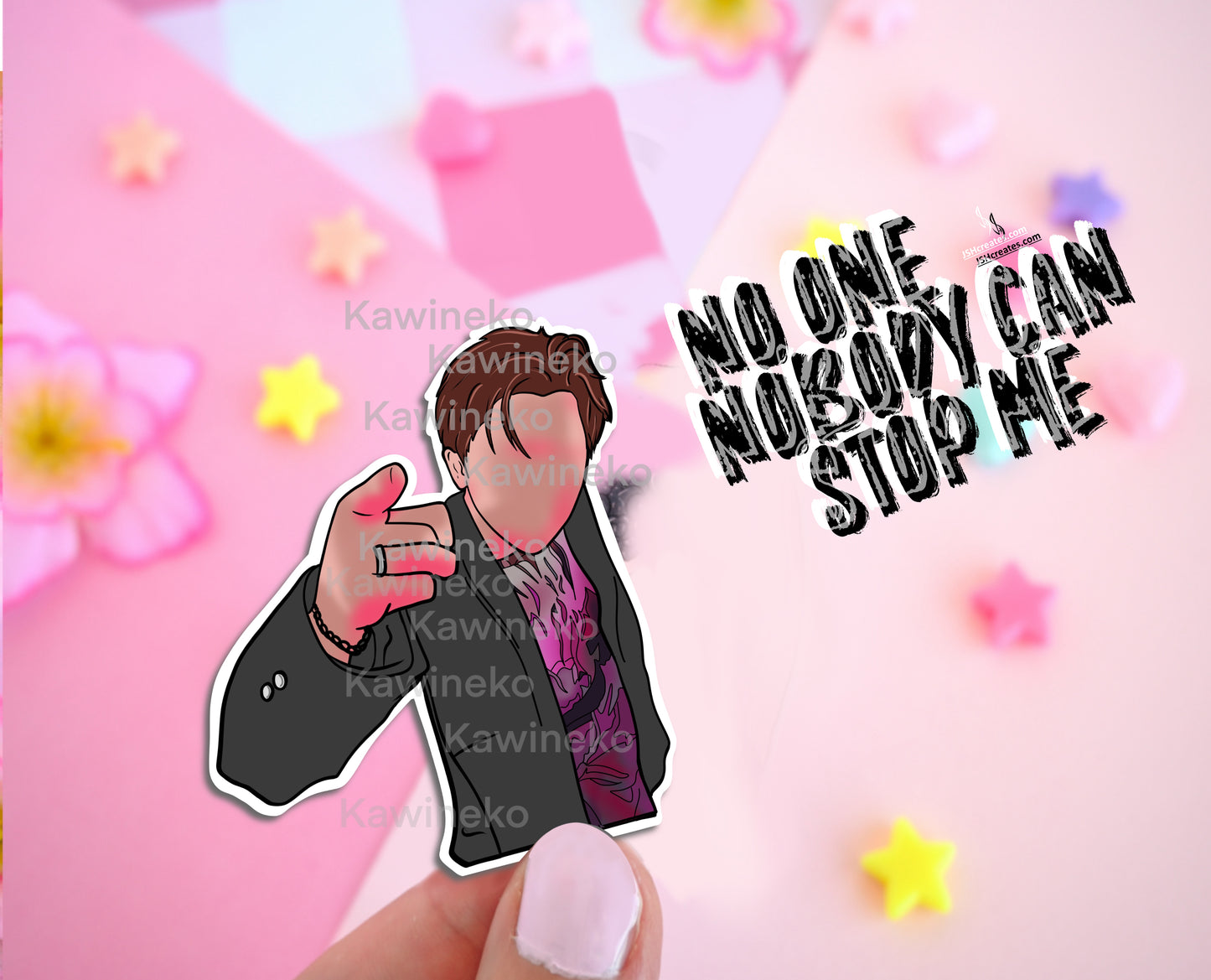 Changbin  Binnie no one can stop me Stray Kids  inspired sticker waterproof Vinyl stickers Die cut skz