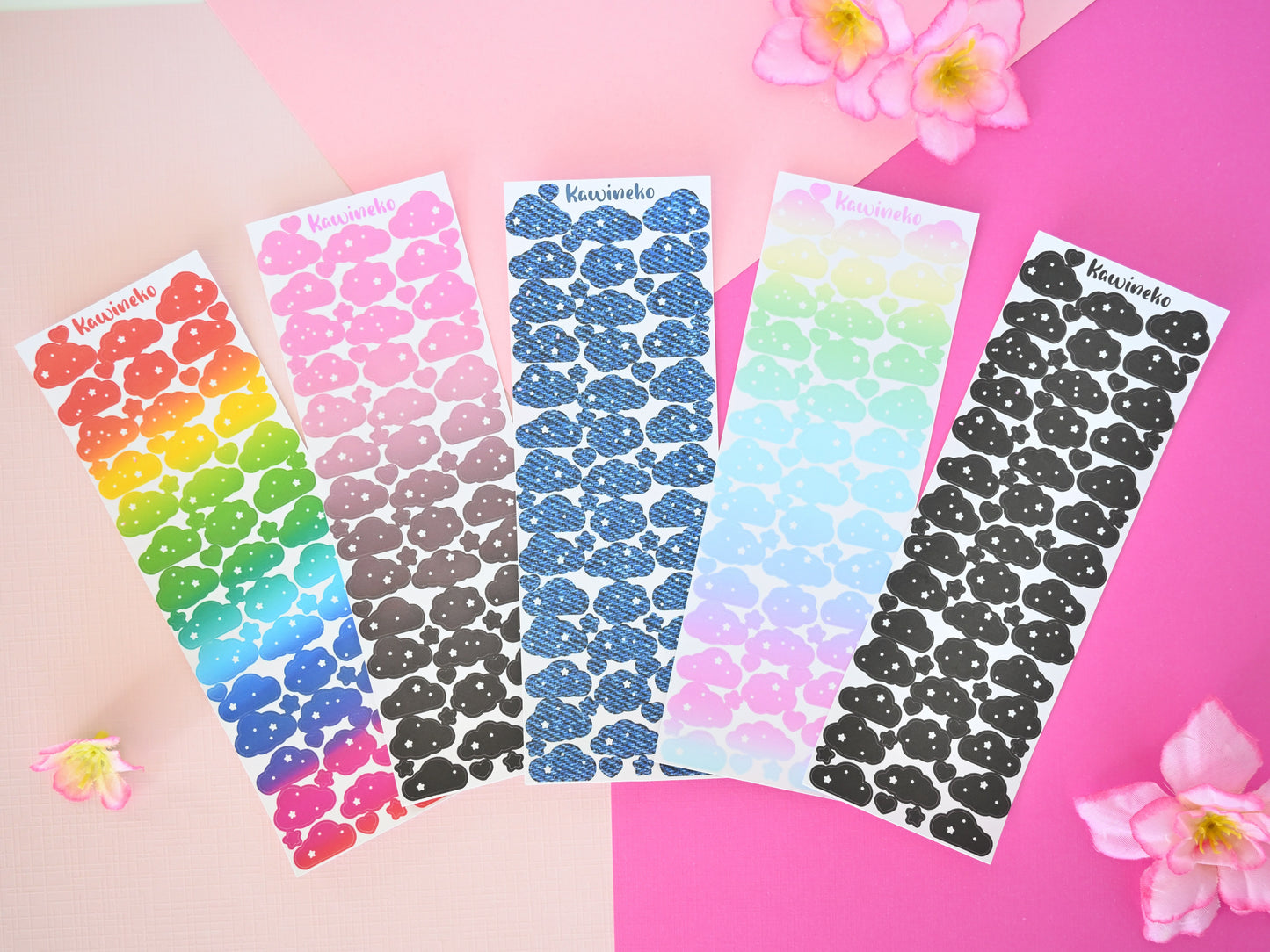 Clouds sticker sheets