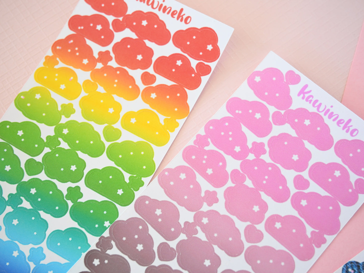 Clouds sticker sheets