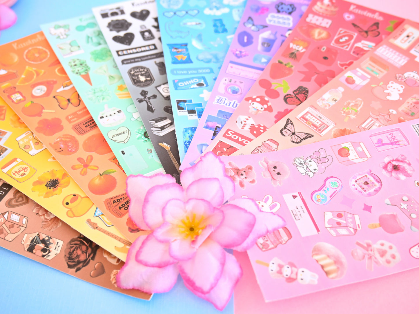 New Color core sticker sheets