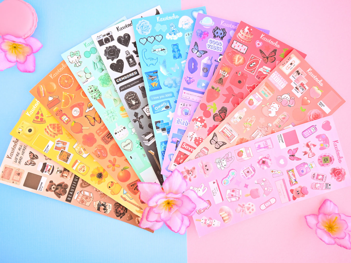 New Color core sticker sheets