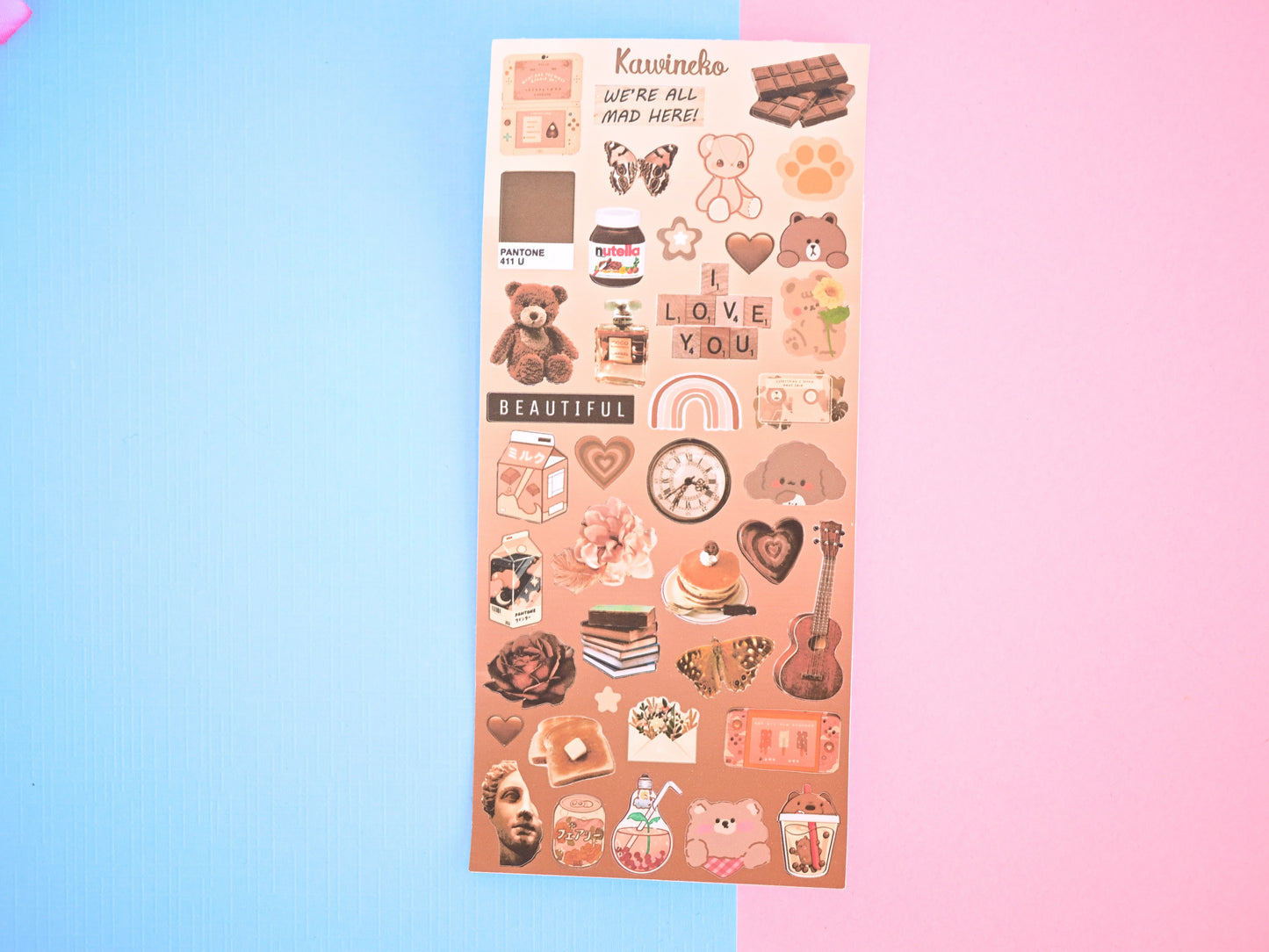 New Color core sticker sheets