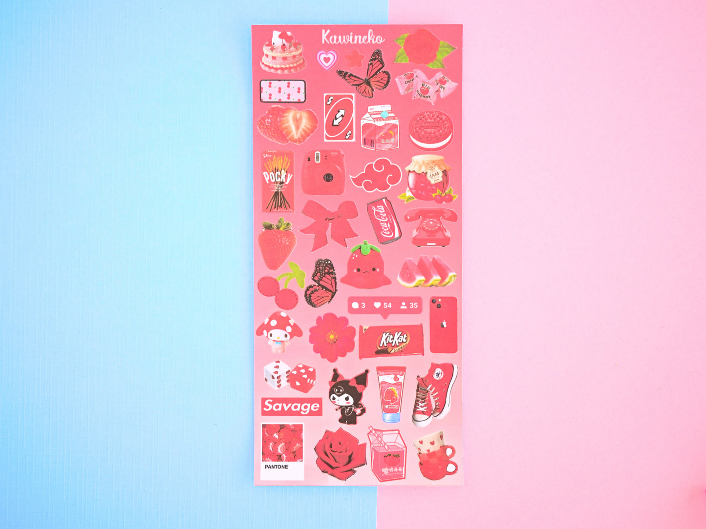 New Color core sticker sheets