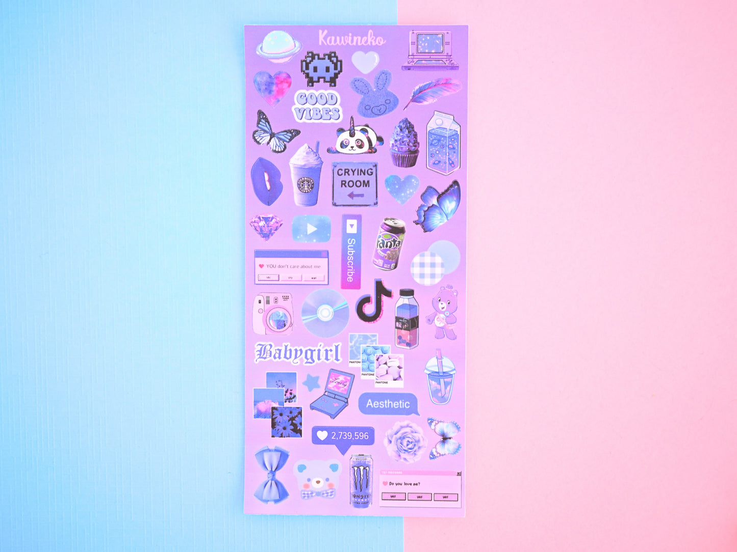 New Color core sticker sheets