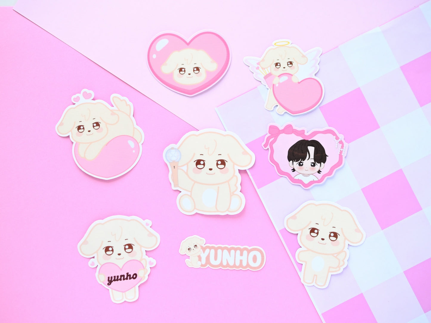 Yunho Aniteez Ateez waterproof Vinyl stickers Die cut