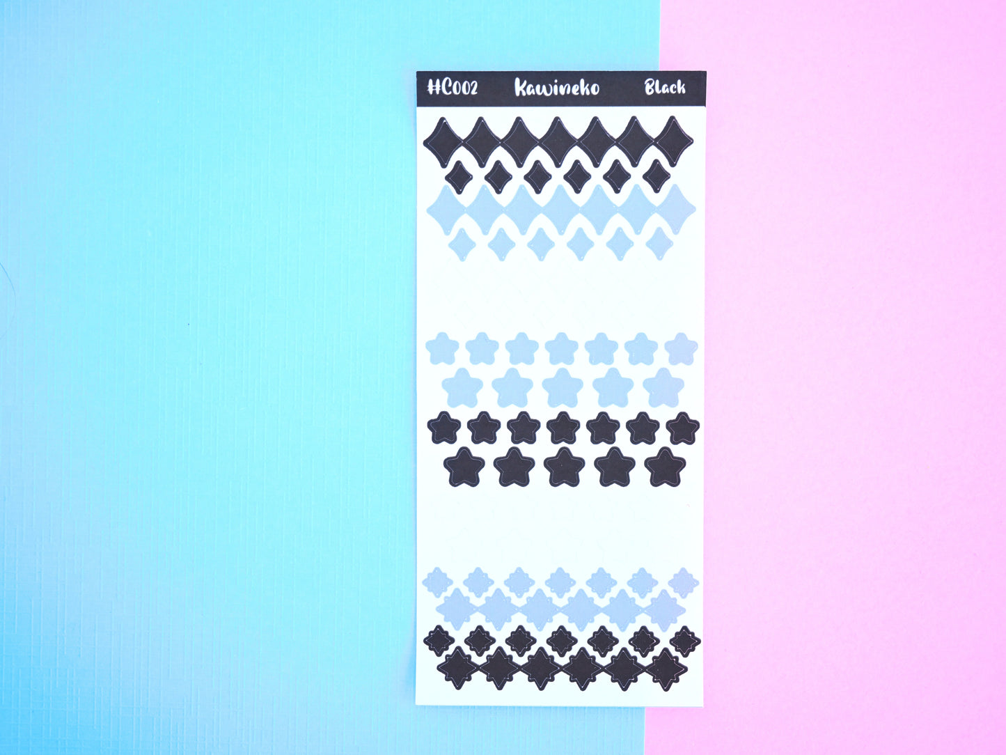 deco stars sticker sheets