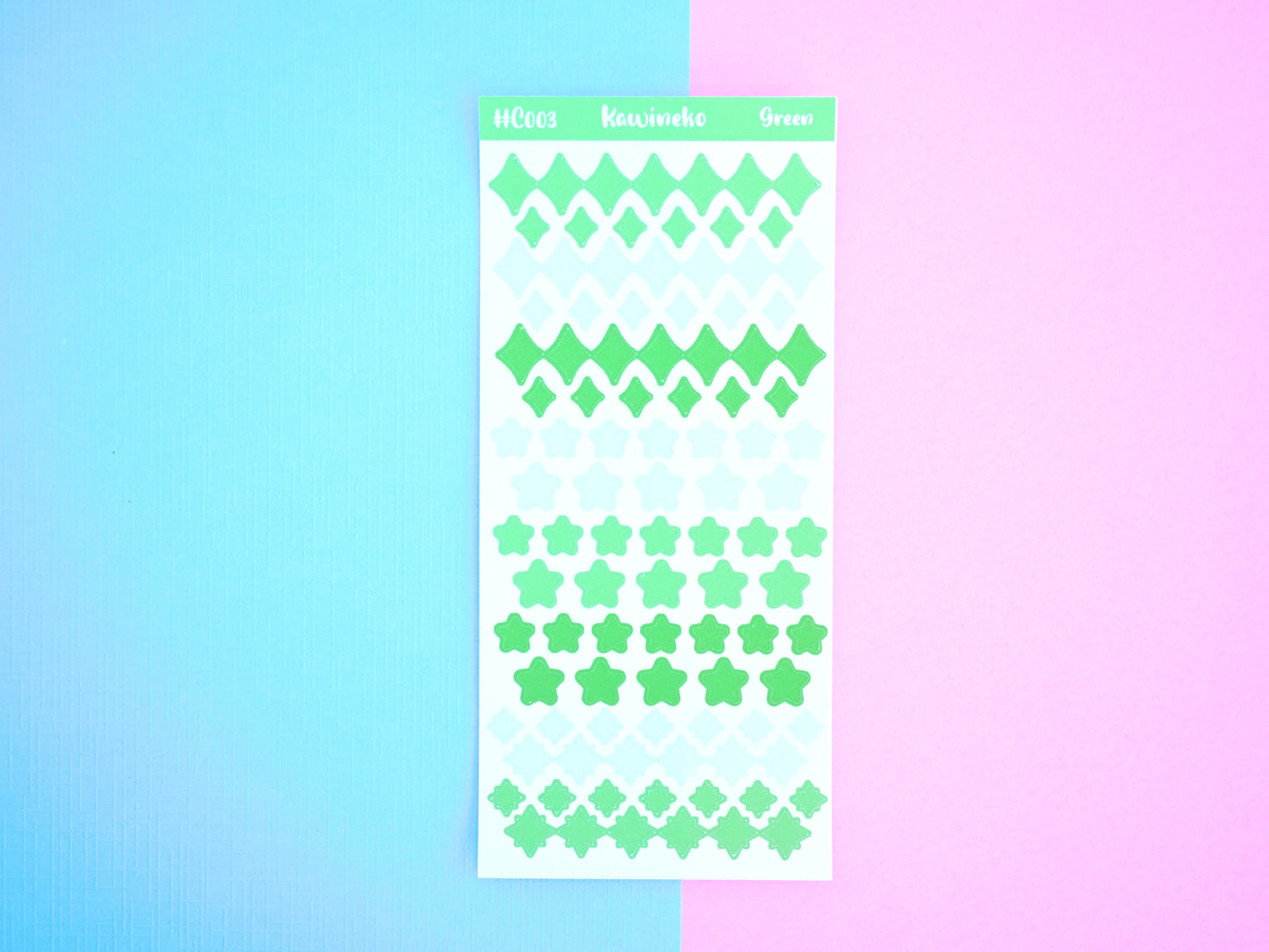 deco stars sticker sheets