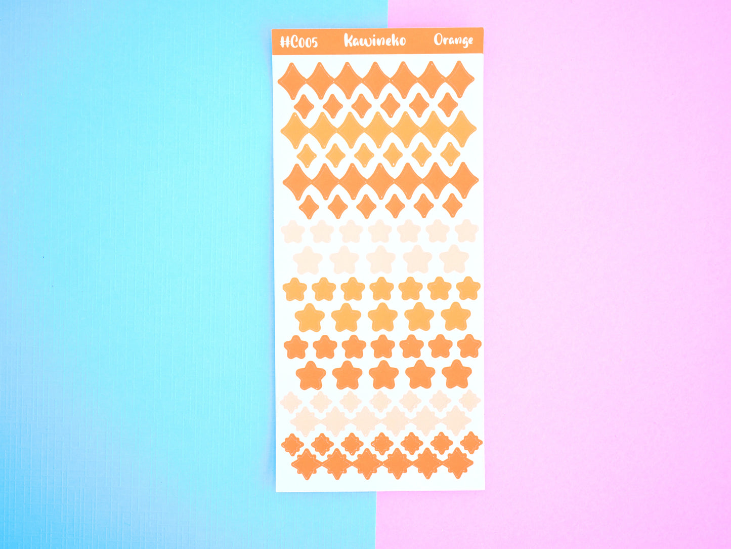 deco stars sticker sheets