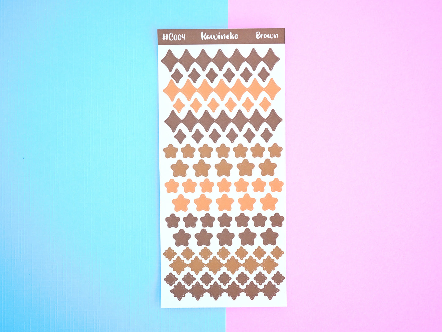 deco stars sticker sheets