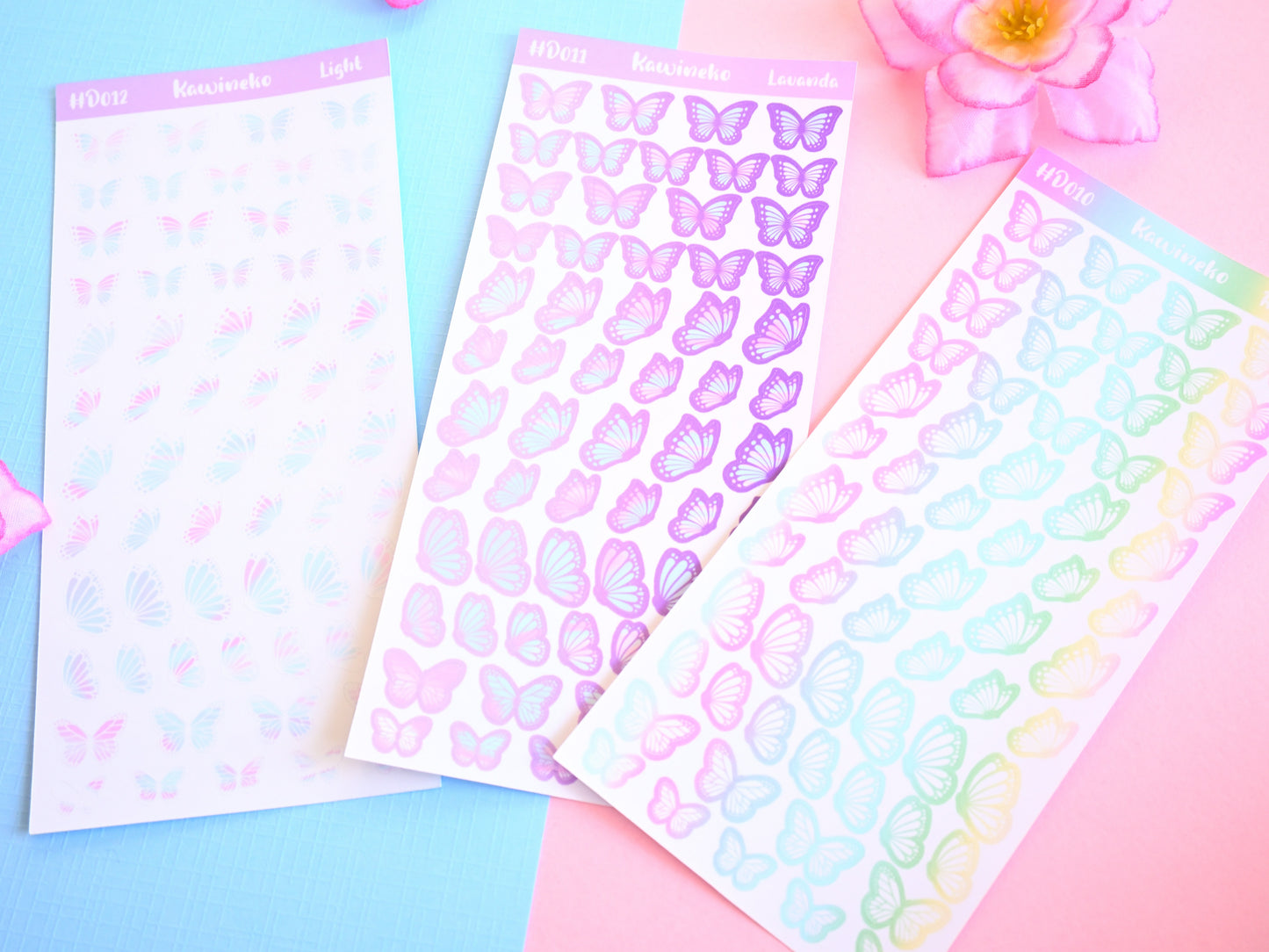 dreamy butterflies sticker sheets all colors