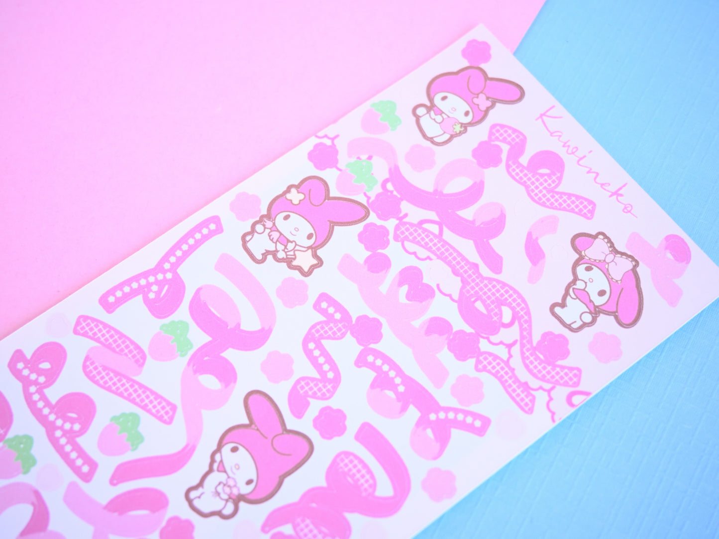 part 1 Sanrio inspired deco stickers sticker sheets color core, Japanese