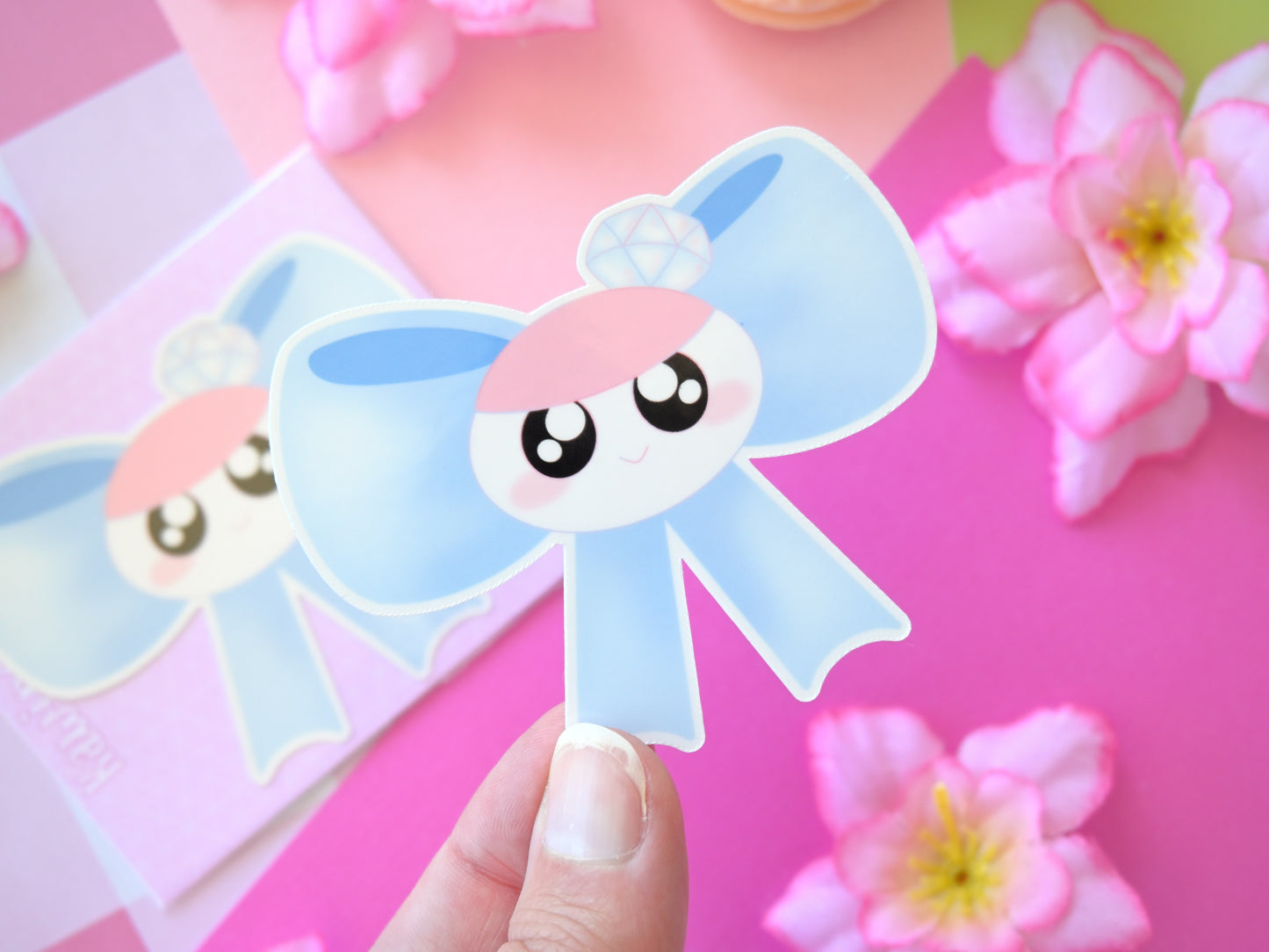 die cut BongBong ribbon waterproof sticker carat seventeen SVT