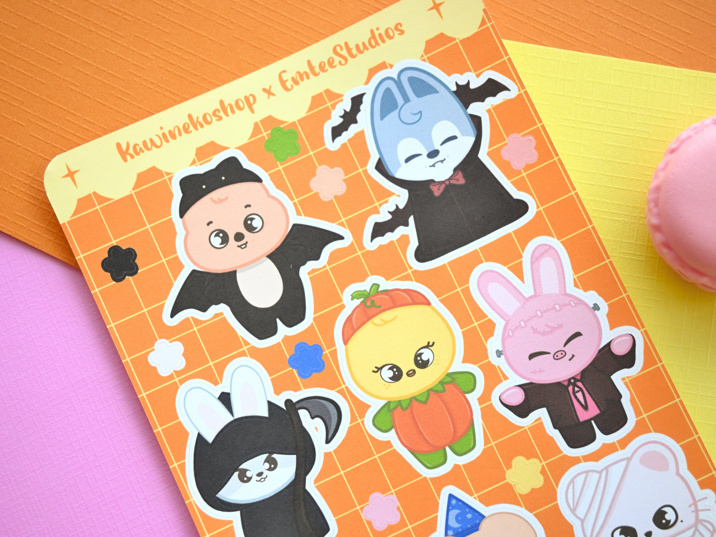 Halloween Stray Kids inspired stickers SKZOO SKZ