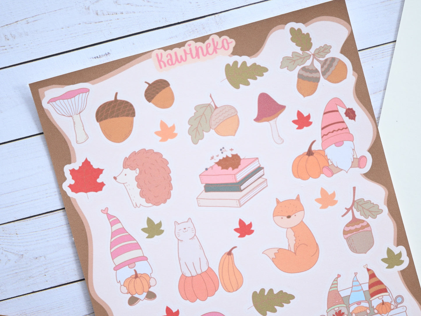 Fall vibes sticker sheets autumn cozy stickers planner journaling