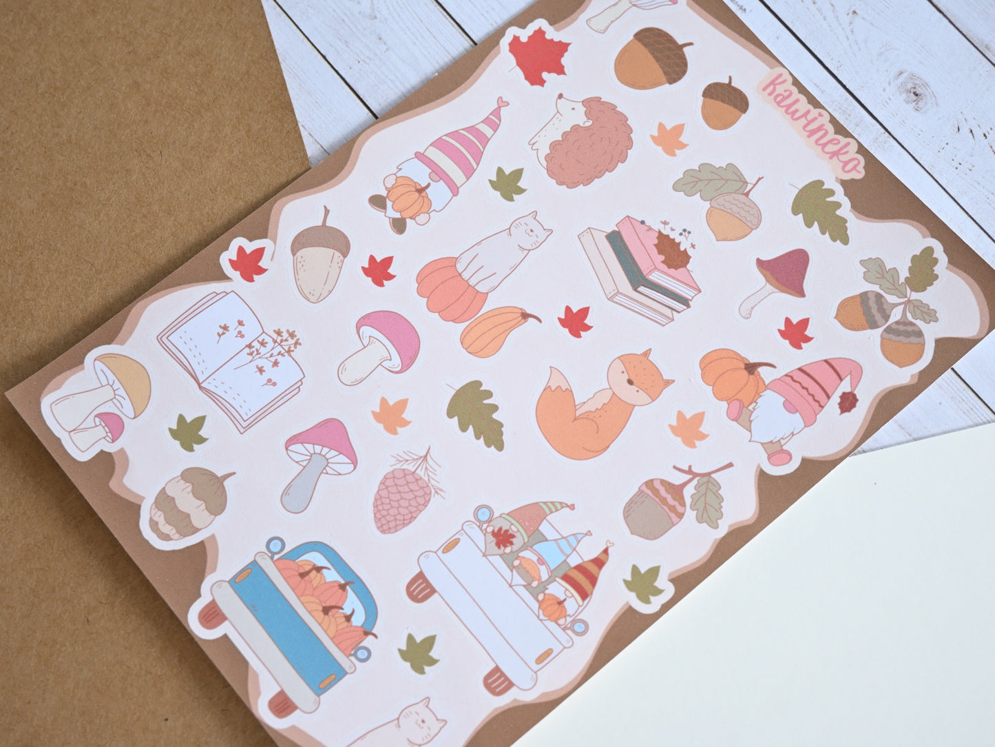 Fall vibes sticker sheets autumn cozy stickers planner journaling