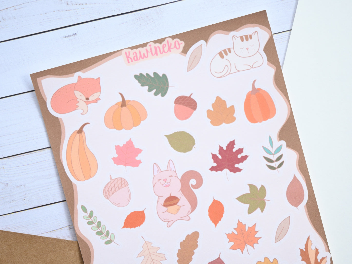 Cozy Fall vibes sticker sheets autumn cozy stickers planner journaling