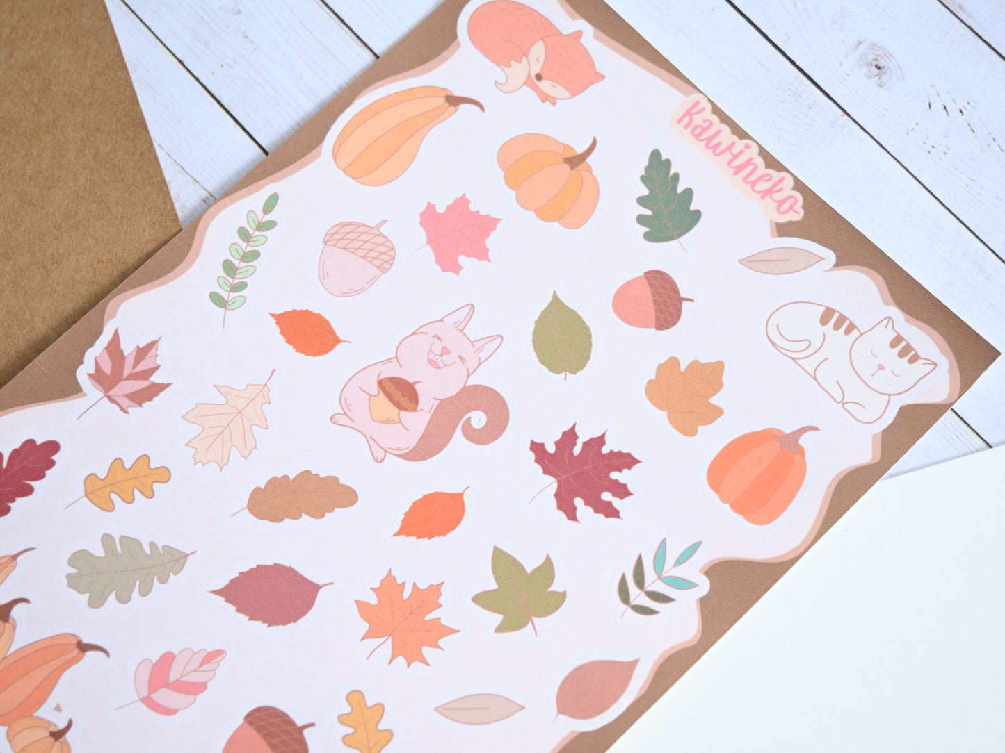 Cozy Fall vibes sticker sheets autumn cozy stickers planner journaling