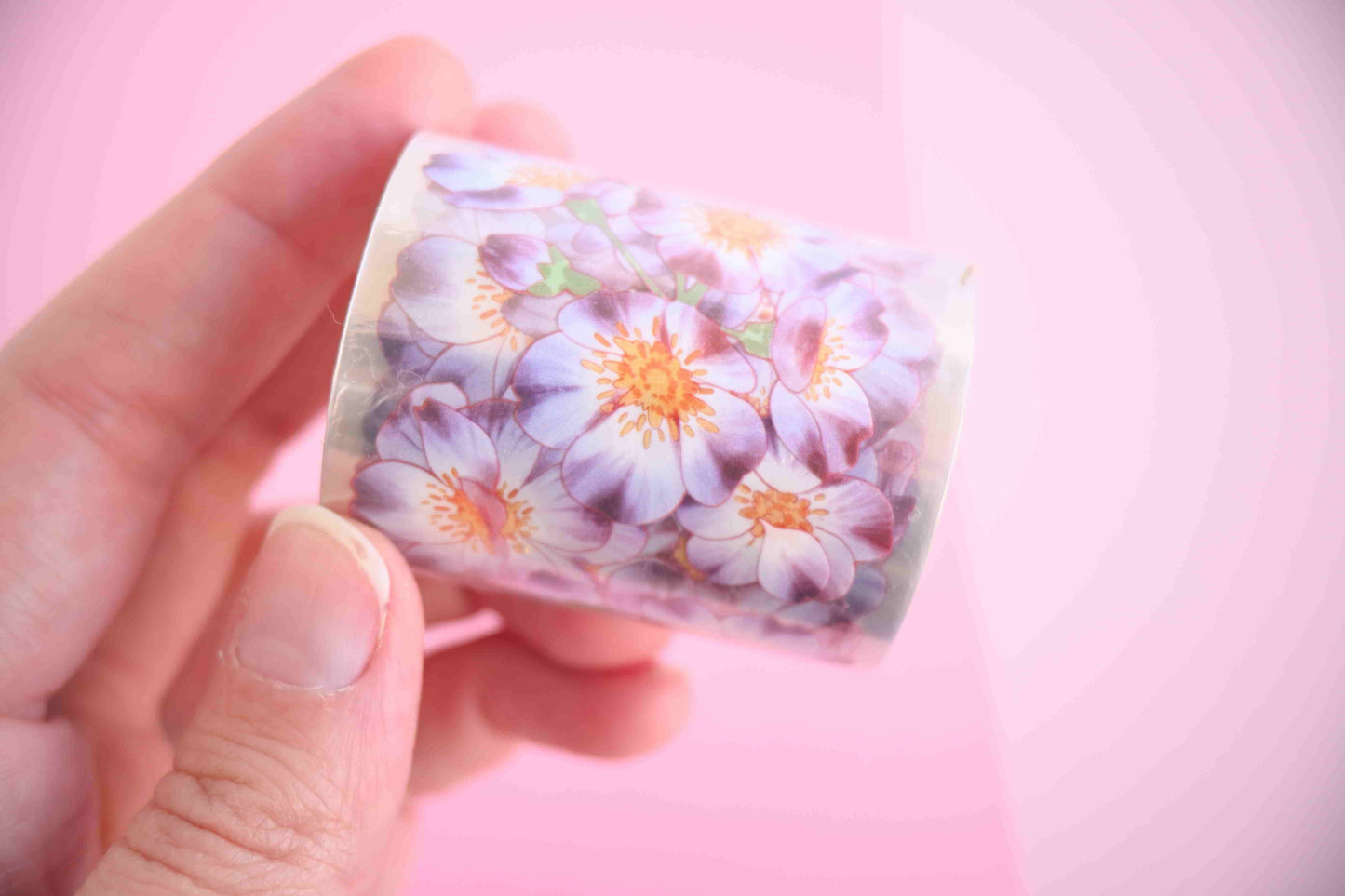 beautiful flowers PET tape toploaders journaling deco washi tape