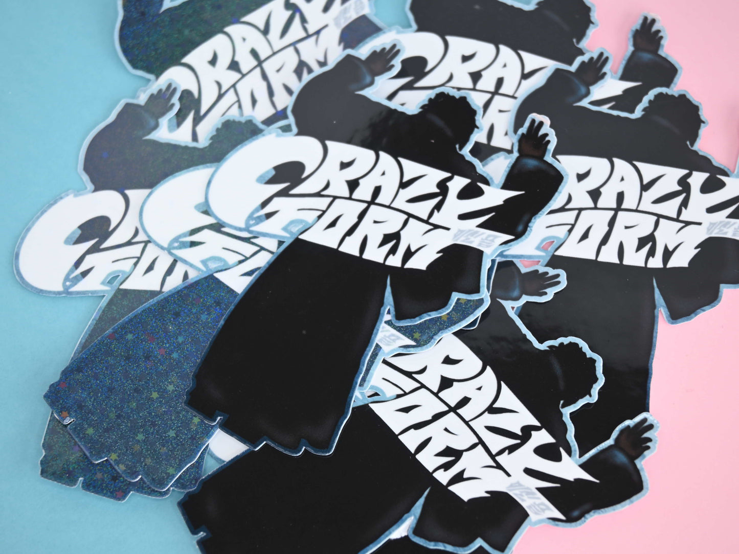 Crazy Form Ateez waterproof Vinyl stickers Die cut