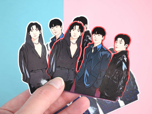 Its YOU Ateez waterproof Vinyl stickers Die cut