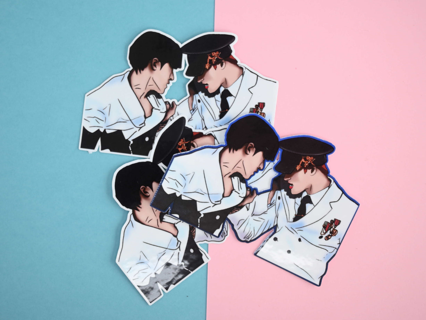 Mingi Yunho Ateez waterproof Vinyl stickers Die cut