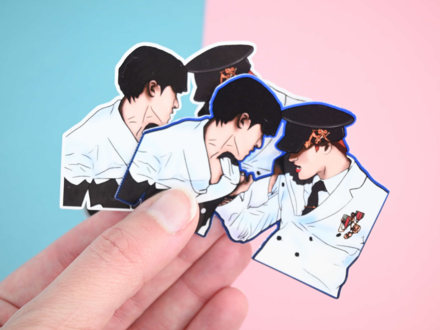 Mingi Yunho Ateez waterproof Vinyl stickers Die cut