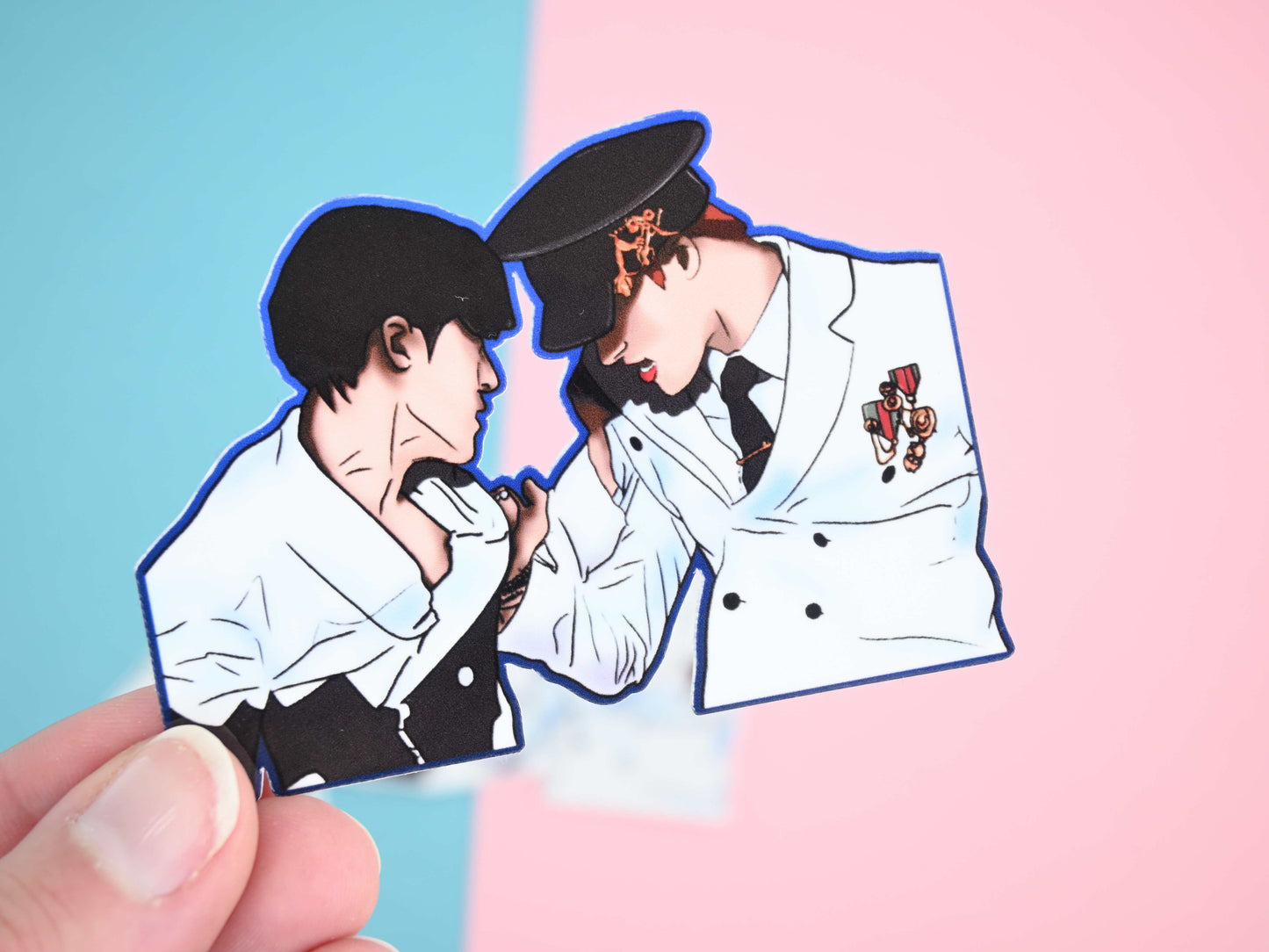 Mingi Yunho Ateez waterproof Vinyl stickers Die cut