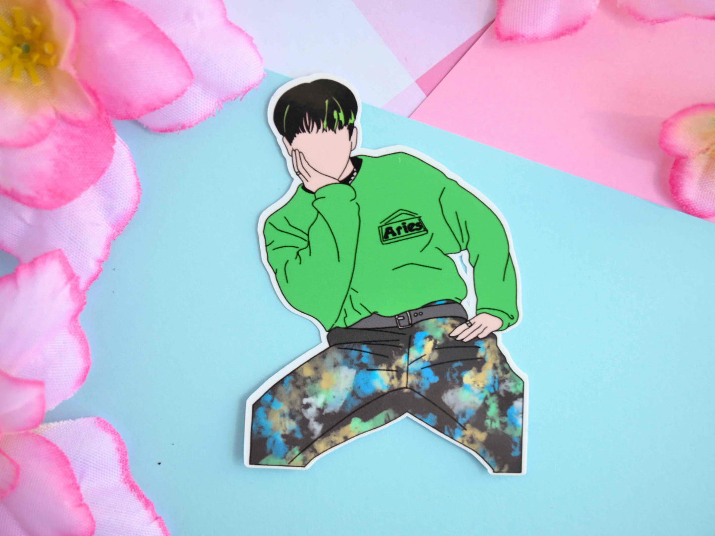 Changbin Binnie poppin' Maniac Stray Kids  inspired sticker waterproof Vinyl stickers Die cut skz