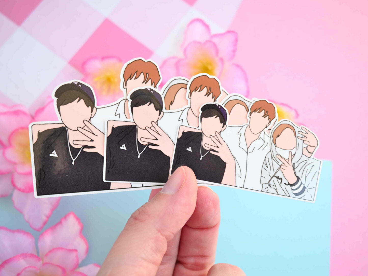 3racha chans room live Stray Kids  inspired sticker waterproof Vinyl stickers Die cut skz