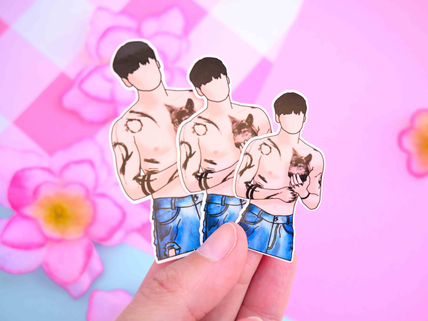 San warriors Ateez waterproof Vinyl stickers Die cut