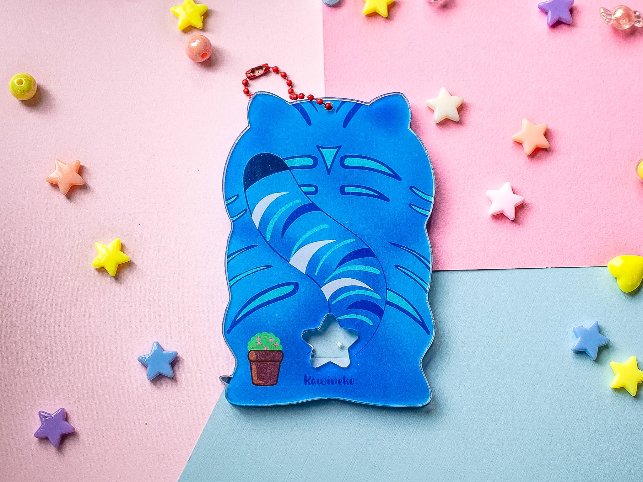 Derpy tiger Kpop demon hunters pc holder photocards keychain charm