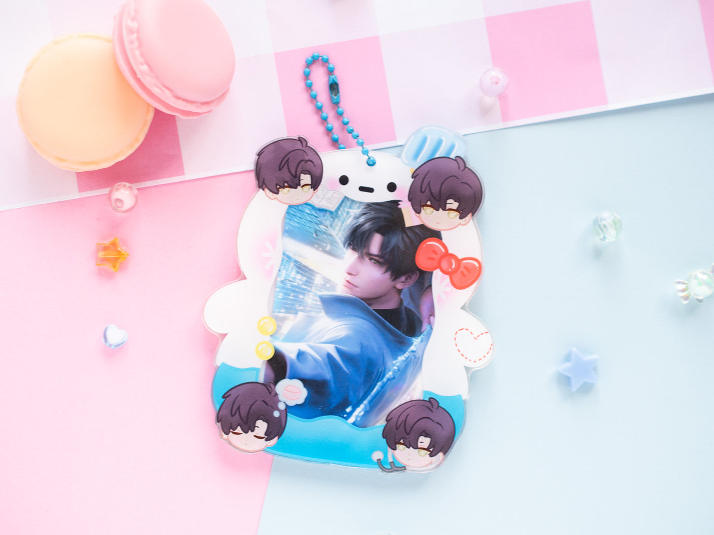Zayne Love and Deep Space lads pc holder acrylic card holder photocard cardholder keychain