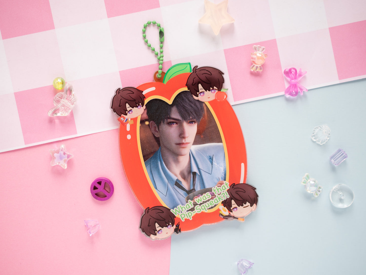 Caleb Love and Deep Space lads pc holder acrylic card holder photocard cardholder keychain