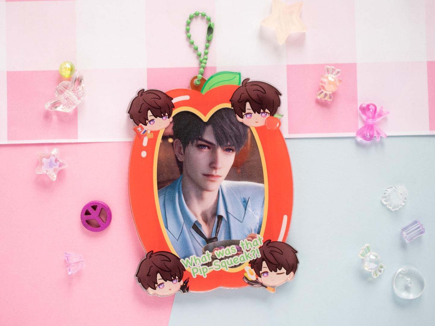 Caleb Love and Deep Space lads pc holder acrylic card holder photocard cardholder keychain