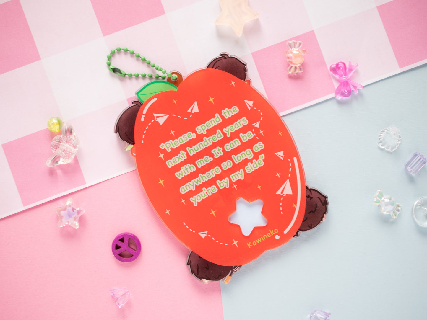 Caleb Love and Deep Space lads pc holder acrylic card holder photocard cardholder keychain