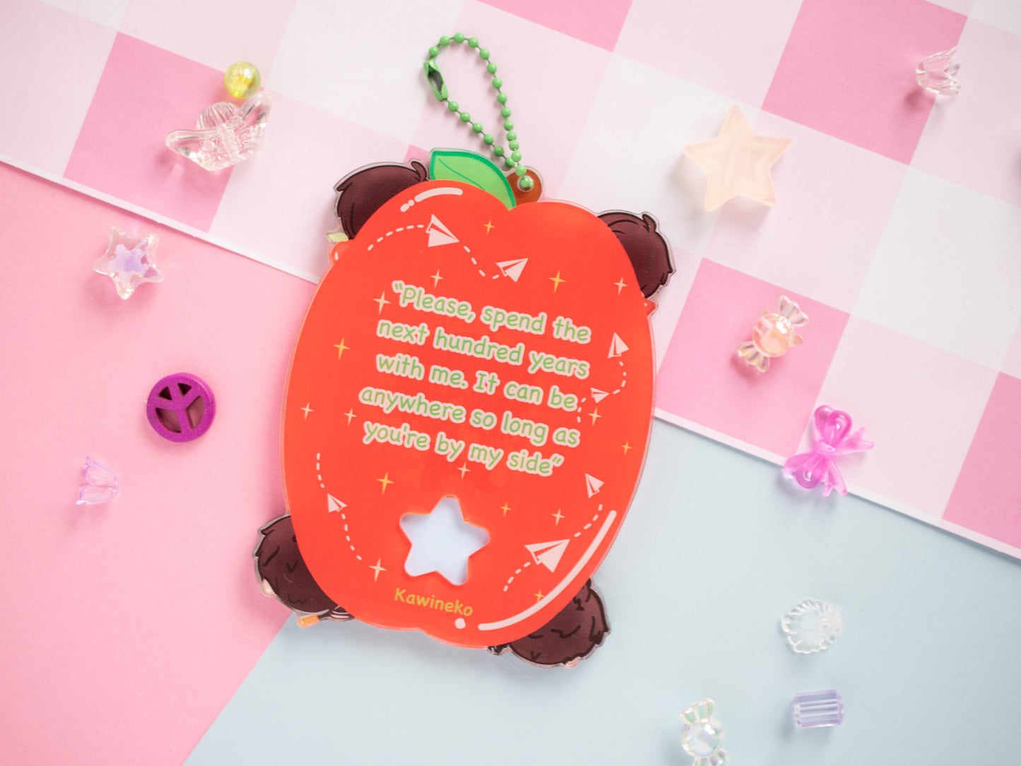 Caleb Love and Deep Space lads pc holder acrylic card holder photocard cardholder keychain