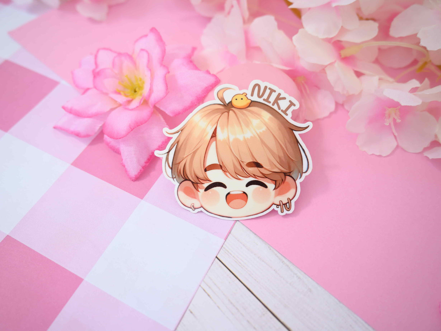 Enhypen chibis inspired sticker waterproof Vinyl stickers Die cut skz kpop