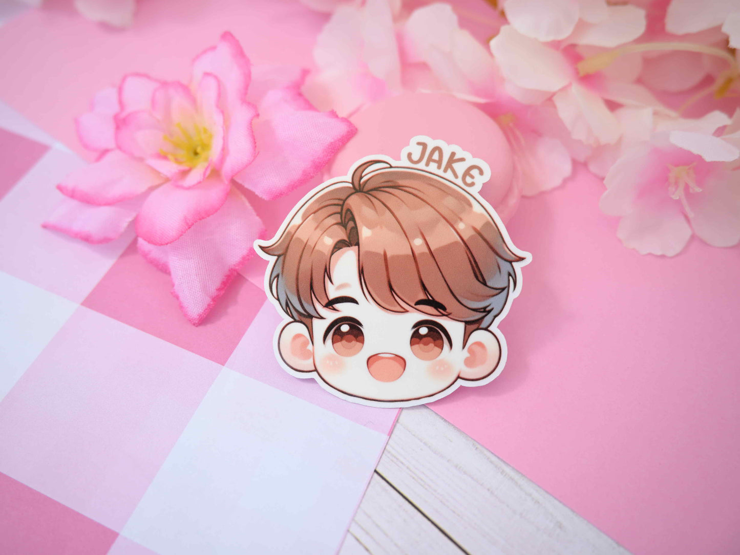 Enhypen chibis inspired sticker waterproof Vinyl stickers Die cut skz kpop