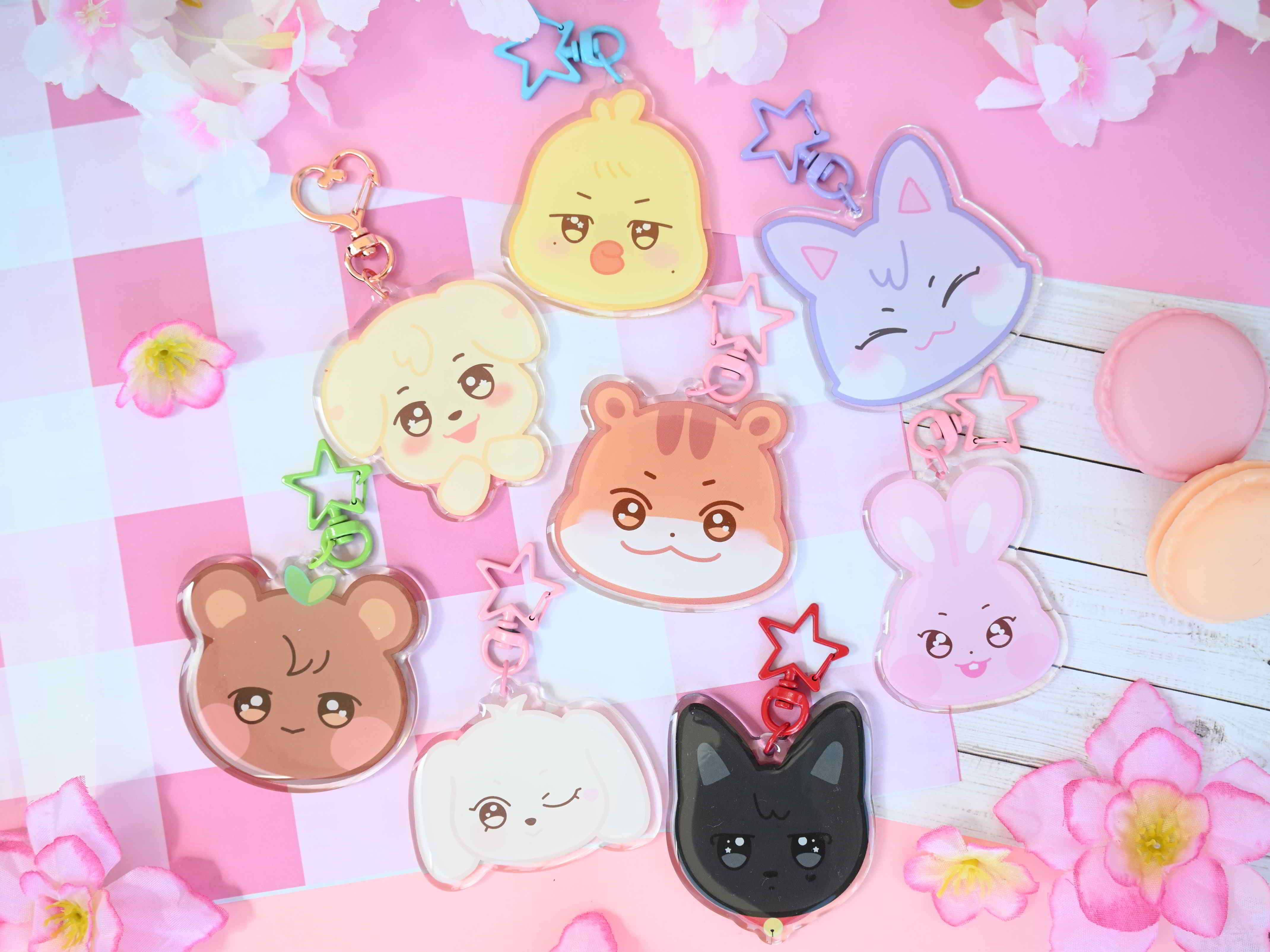Aniteez Keychains Cute Aniteez keychains Ateez keychain Atiny merch – Kawineko
